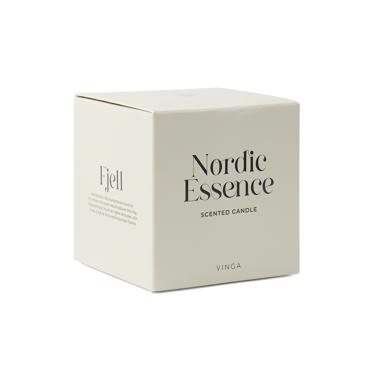 Большая ароматическая свеча VINGA Nordic Essence в стекле-2