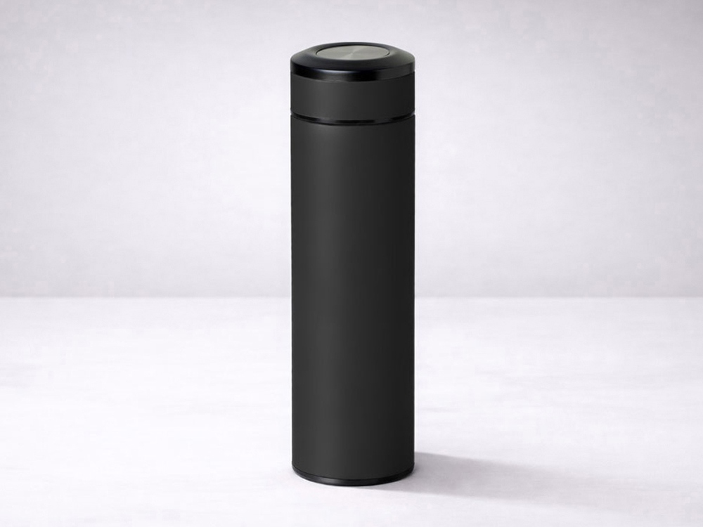 Вакуумный термос Vacuum Flask C1, soft touch, 420мл, черный-10