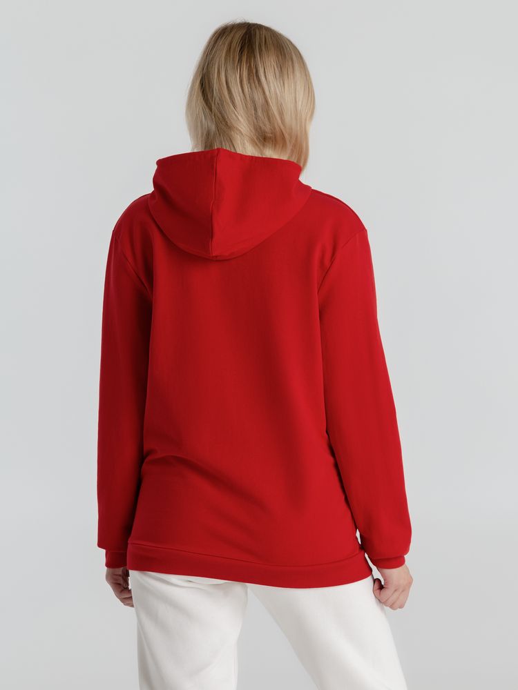 Толстовка с капюшоном унисекс Hoodie, красная-6