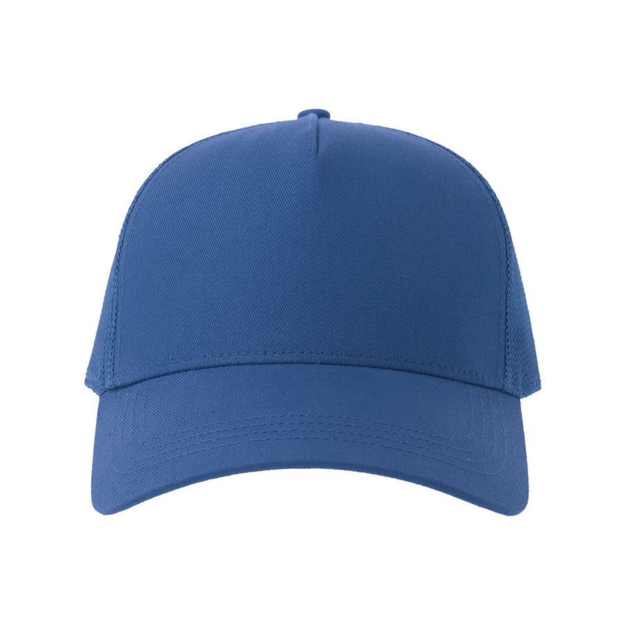Бейсболка RAPPER COTTON-S, 5 клиньев, пластиковая застёжка, синий-2