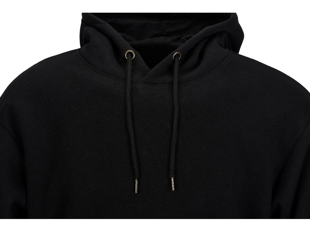 Толстовка с капюшоном оверсайз Lisbon унисекс, черный-12