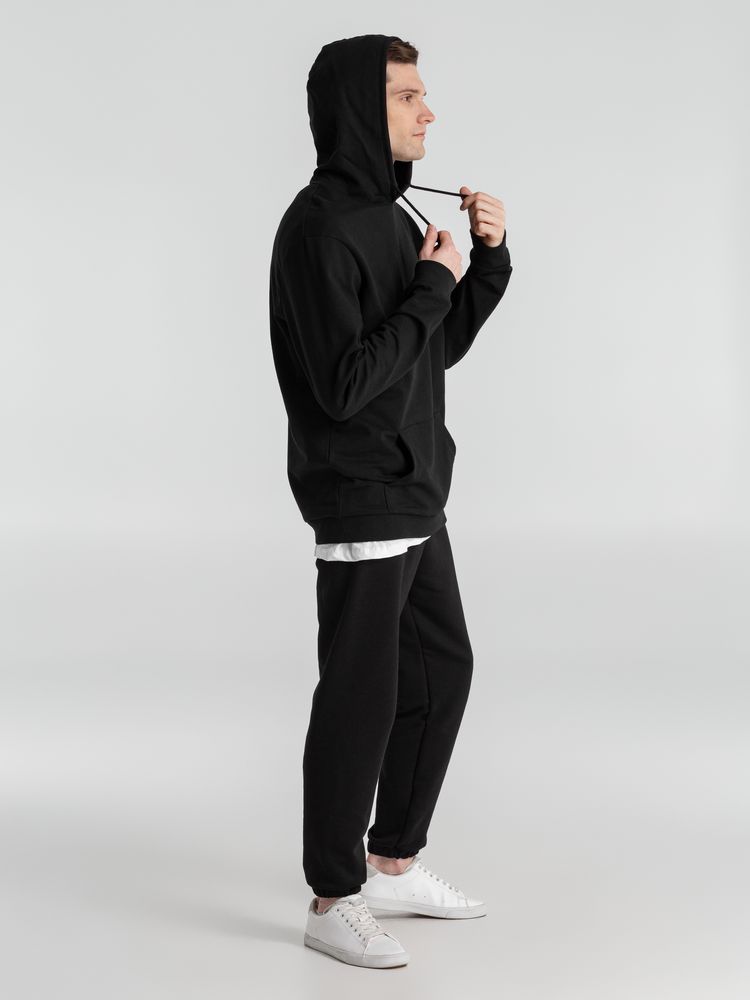 Толстовка с капюшоном унисекс Hoodie, черная-7