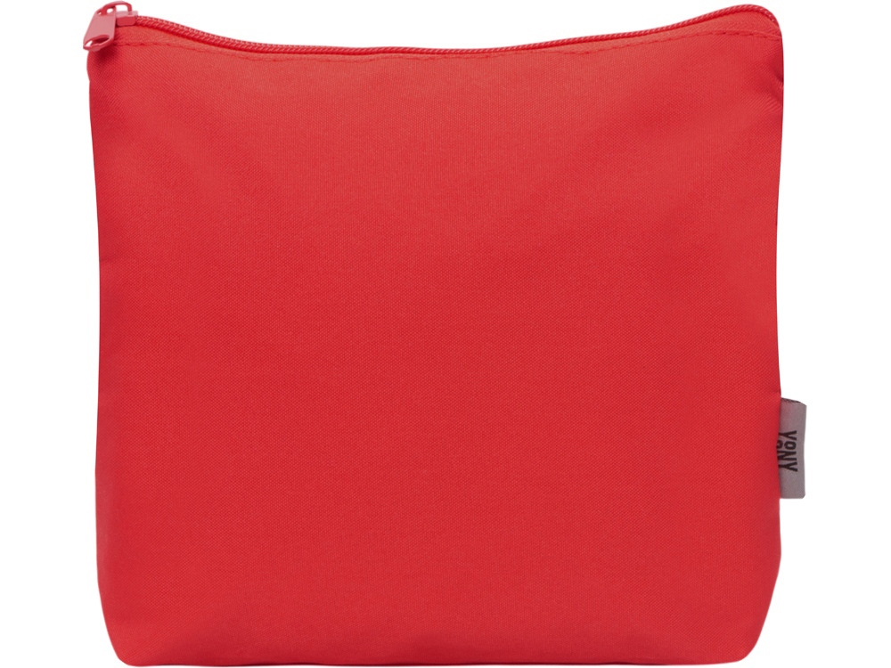 Органайзер для электроники и проводов Amalia из полиэстера 300D с подкладкой, красный-2
