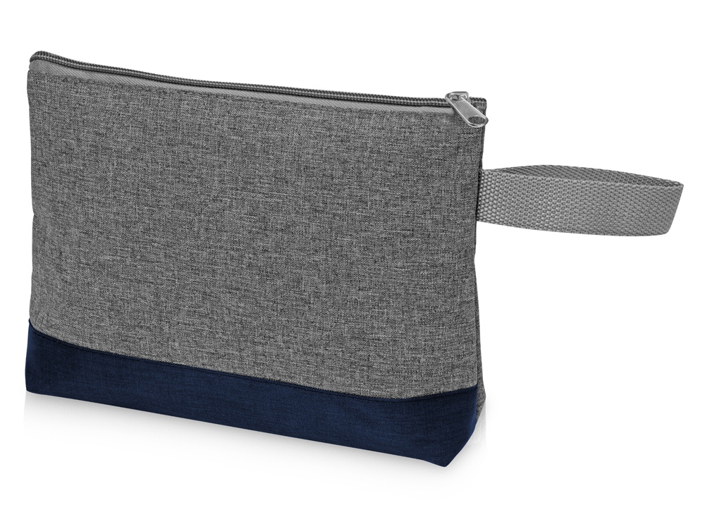 Косметичка двухцветная Trivium, серый/темно-синий-0