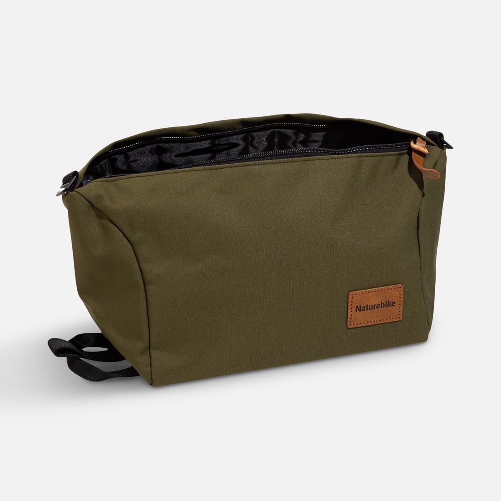 Косметичка дорожная XS01, зеленая-3