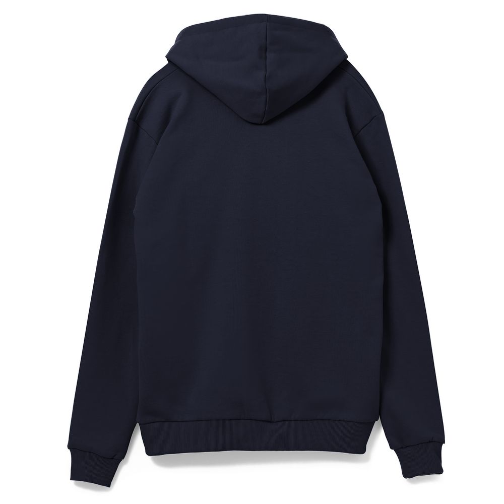 Толстовка на молнии с капюшоном Unit Siverga, темно-синяя-1