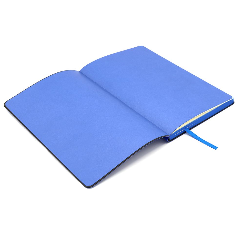 Блокнот A5 Beam в мягком переплёте, Синий-2