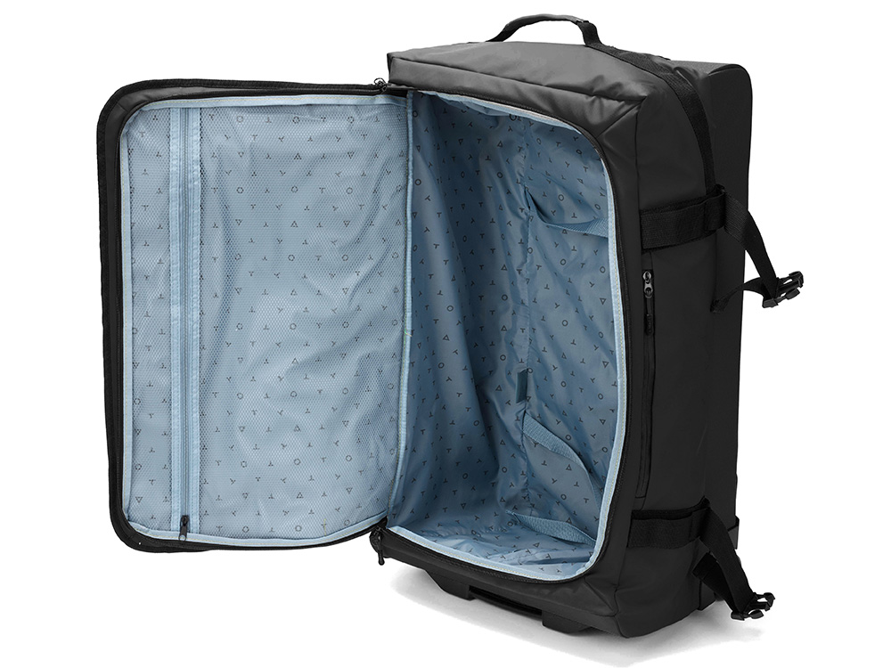 Сумка на колесах TORBER РИТМ, чёрный, полиэстер 900D с PU покрытием, 70 х 41 х 28,5 см, 81 л-1