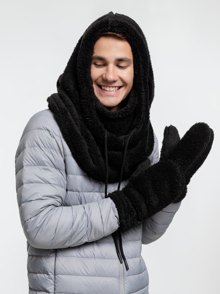 Варежки Flocky, черные-2