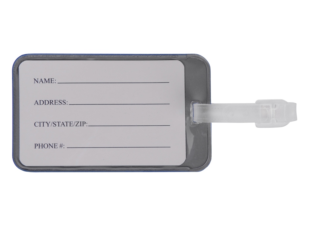 Бирка для багажа Voyage 2.0, синий-2