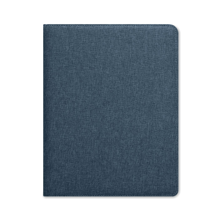 A4 RPET conference folder, синий-3