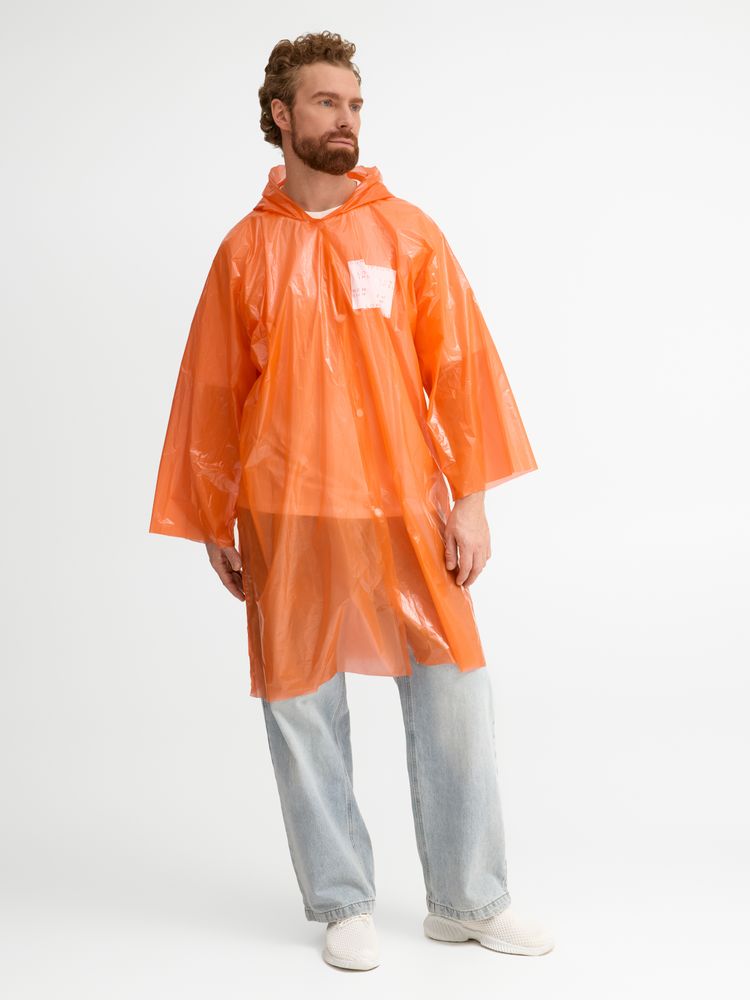 Дождевик-плащ BrightWay с печатью в один цвет на заказ-4