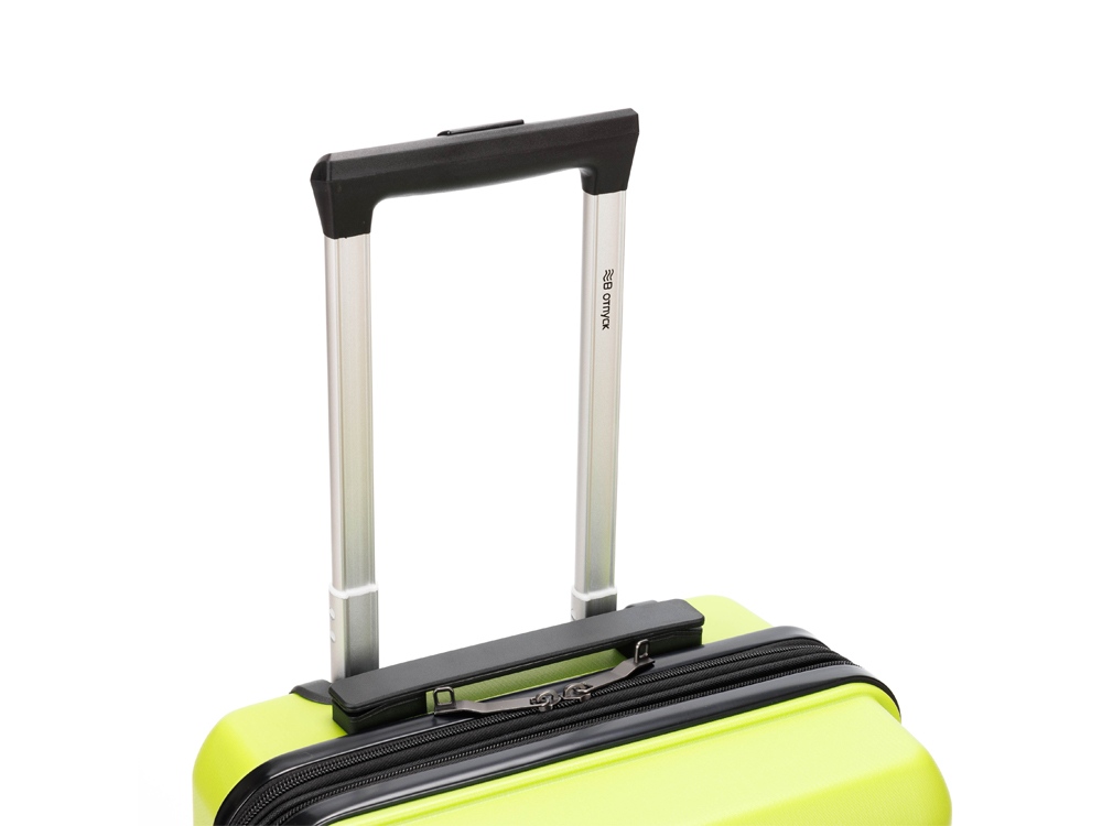 Чемодан TORBER В Отпуск, салатовый, полипропилен, 33 х 22 х 53 см, 35 л-4