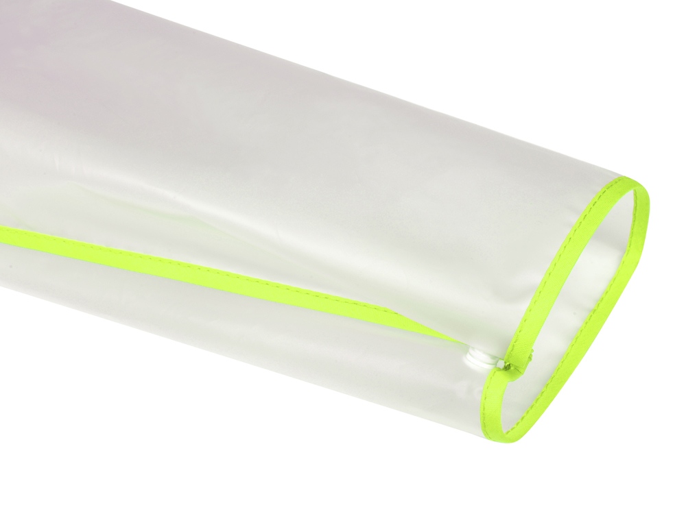 Дождевик Providence, прозрачный/зеленый с чехлом-3