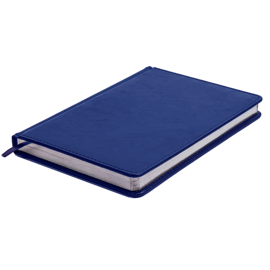 Ежедневник недатированный Joy, формат А5, в линейку, синий-3