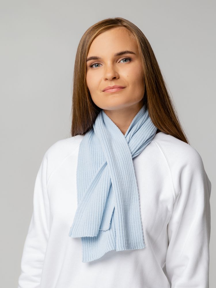 Шарф Yong, светло-голубой-3