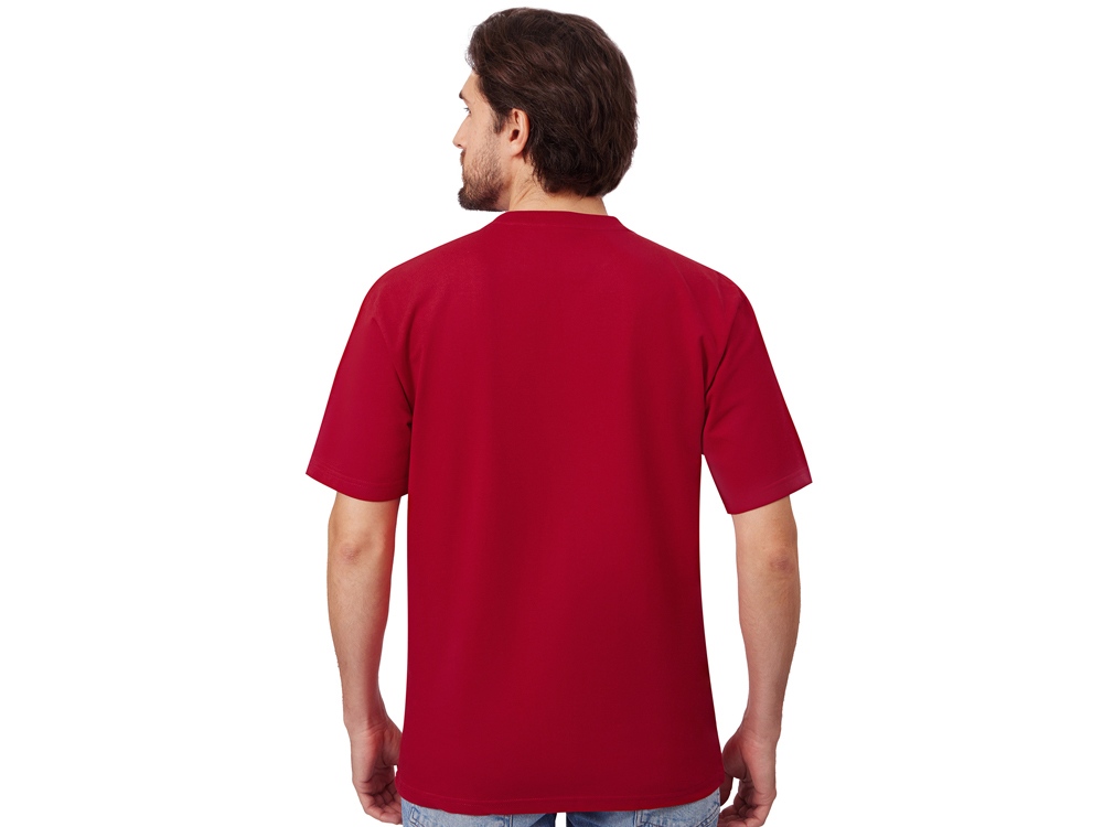 Футболка из френч терри Warsaw унисекс 220гр, красный-3