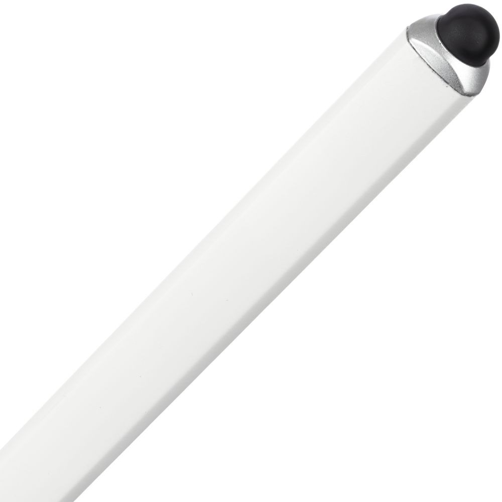 Вечный карандаш Tricore со стилусом, белый-3