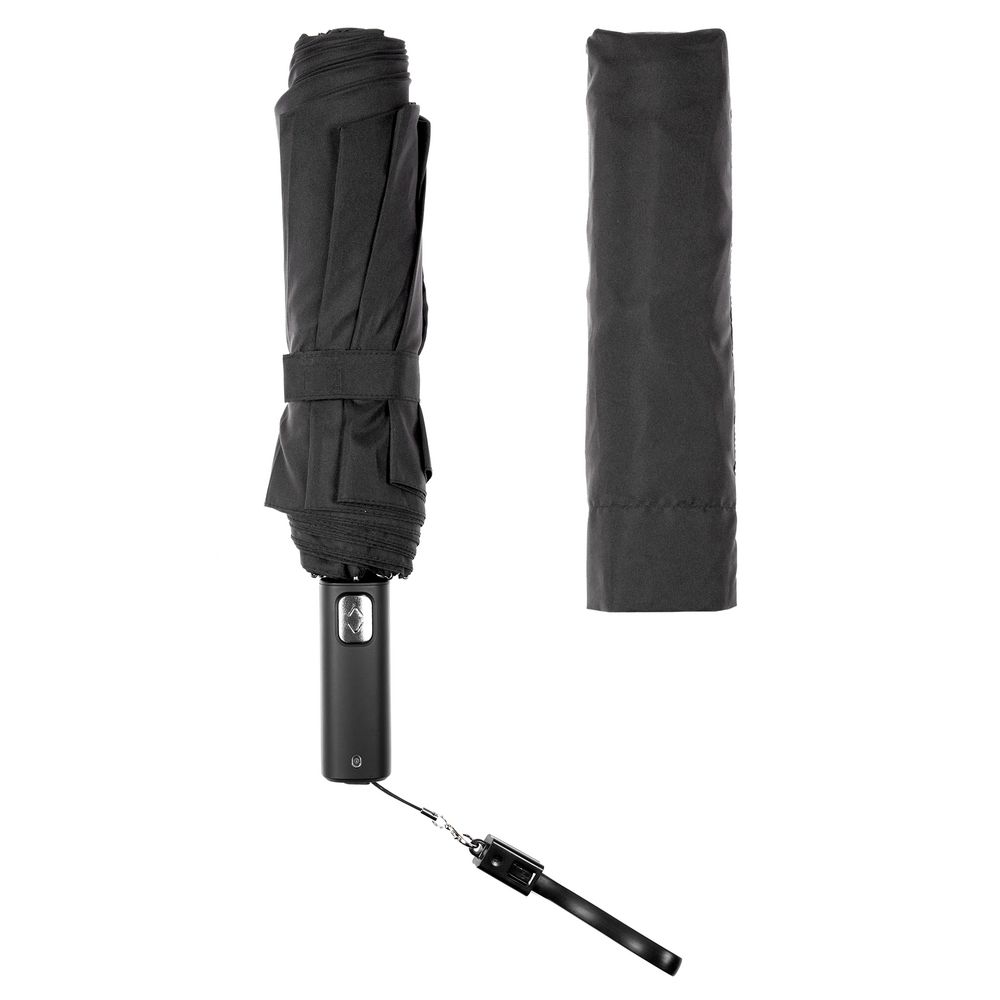 Зонт складной City Guardian, электрический, черный-3