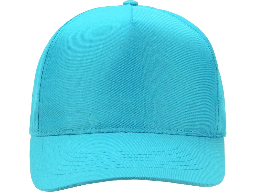 Бейсболка Poly 5-ти панельная 120 гр, лазурный-4