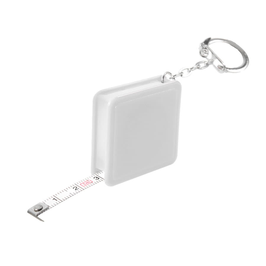 Брелок-рулетка (1 м), белый-1
