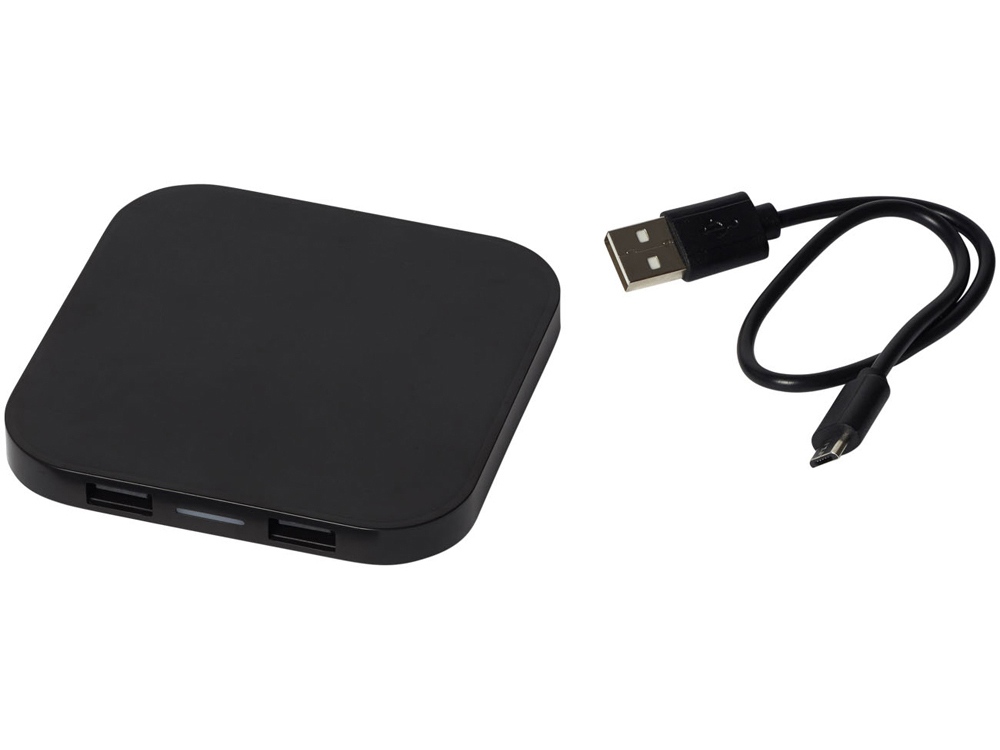 Беспроводное зарядное устройство-хаб Ozone, черный-2