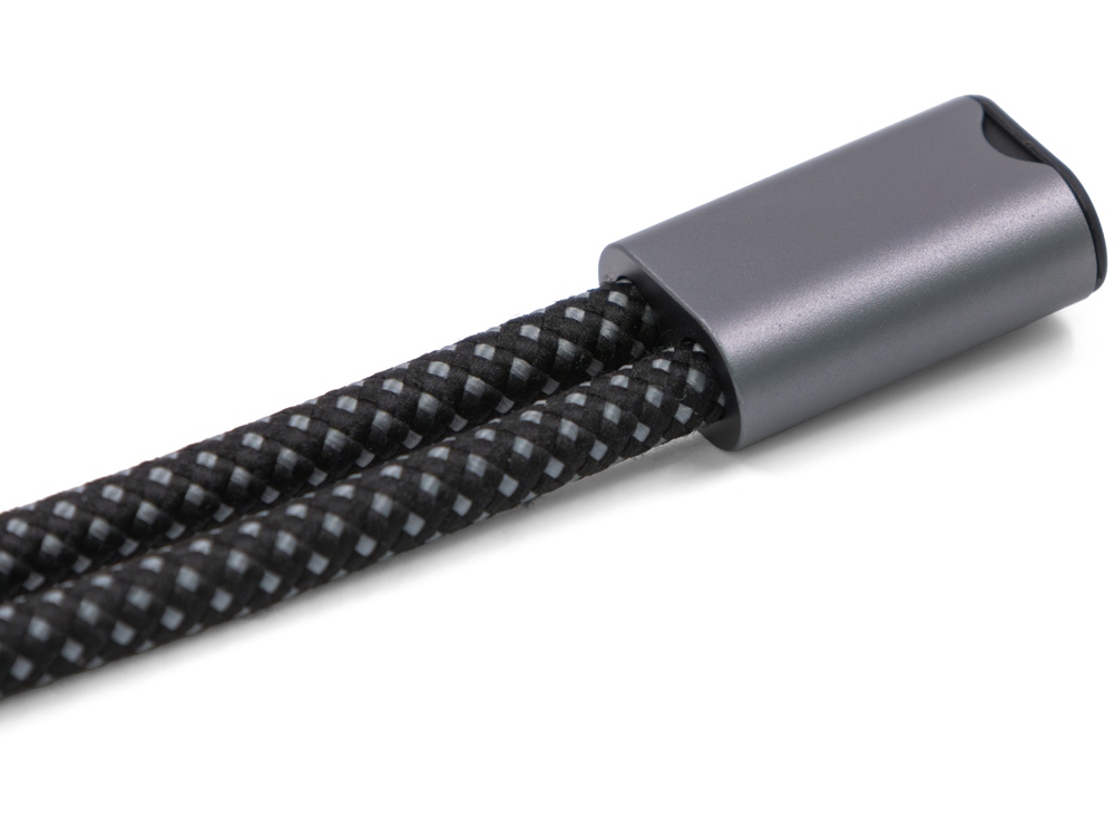 Ремешок-держатель для телефона с зарядным кабелем USB-C - USB-C Lany Wristband Charge Eco, серый-4