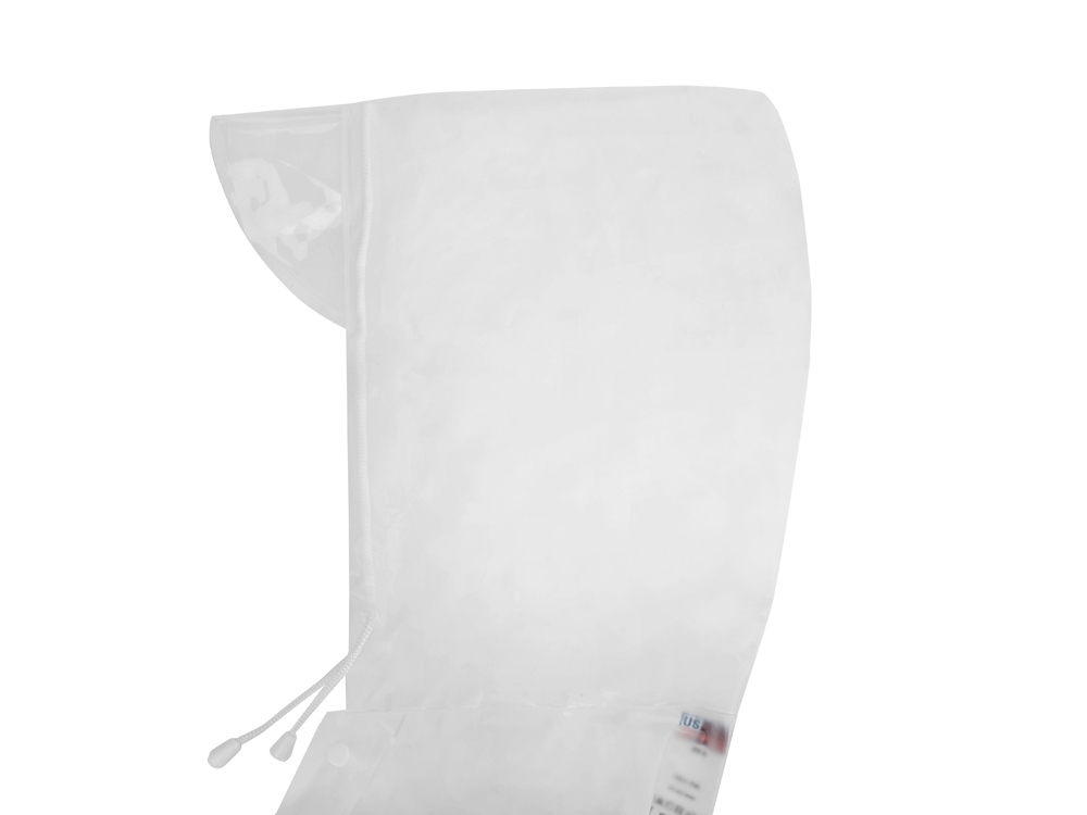 Дождевик Hawaii c чехлом унисекс, бесцветный полупрозрачный-11