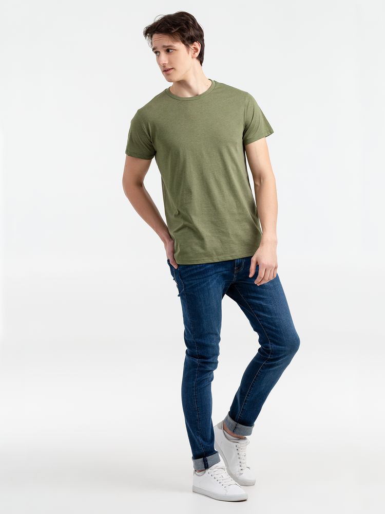 Футболка мужская Regent Fit 150, меланж хаки-3