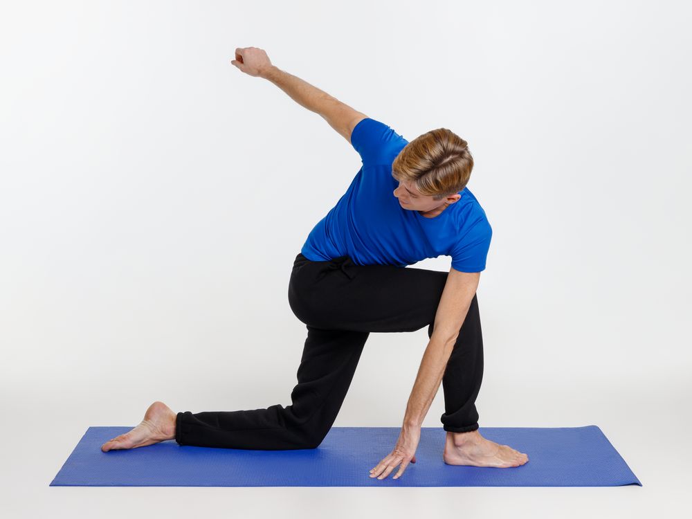 Коврик для фитнеса Flatland, синий-5