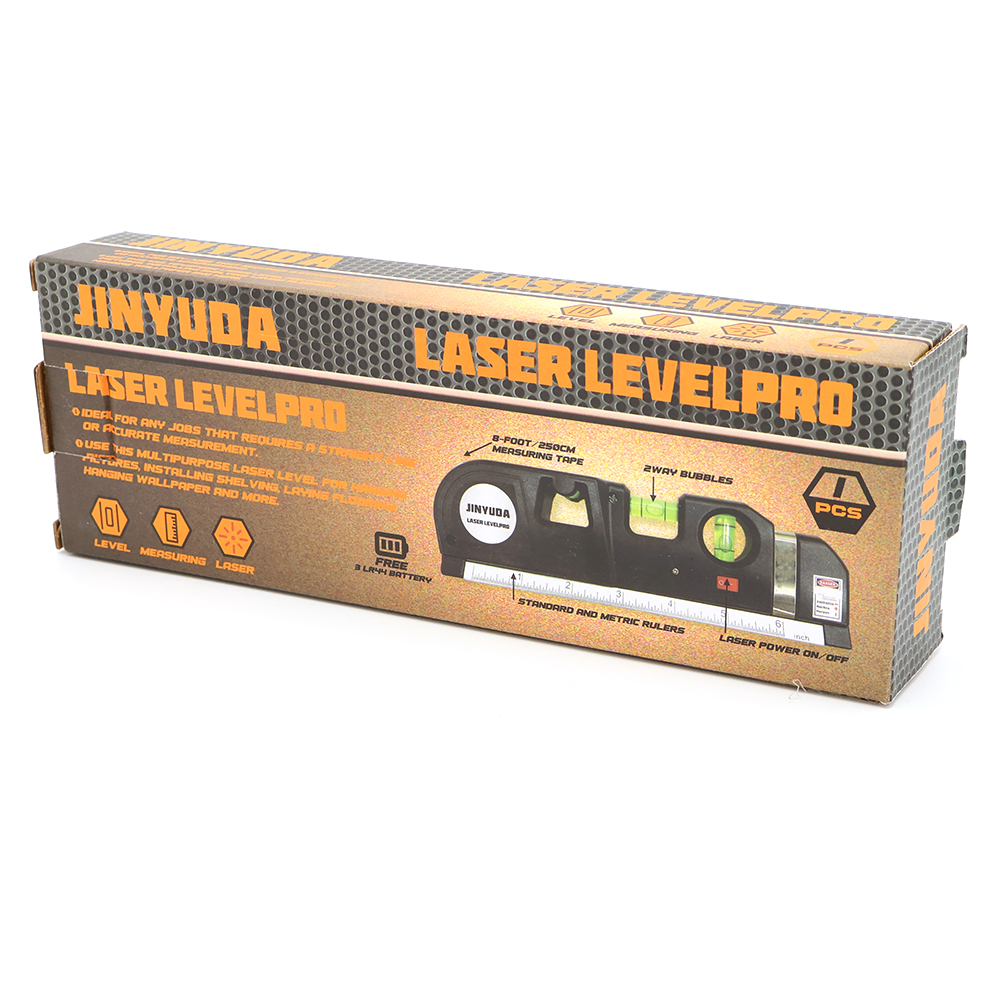 Лазерный уровень Кёльн с рулеткой 3, Черный-5