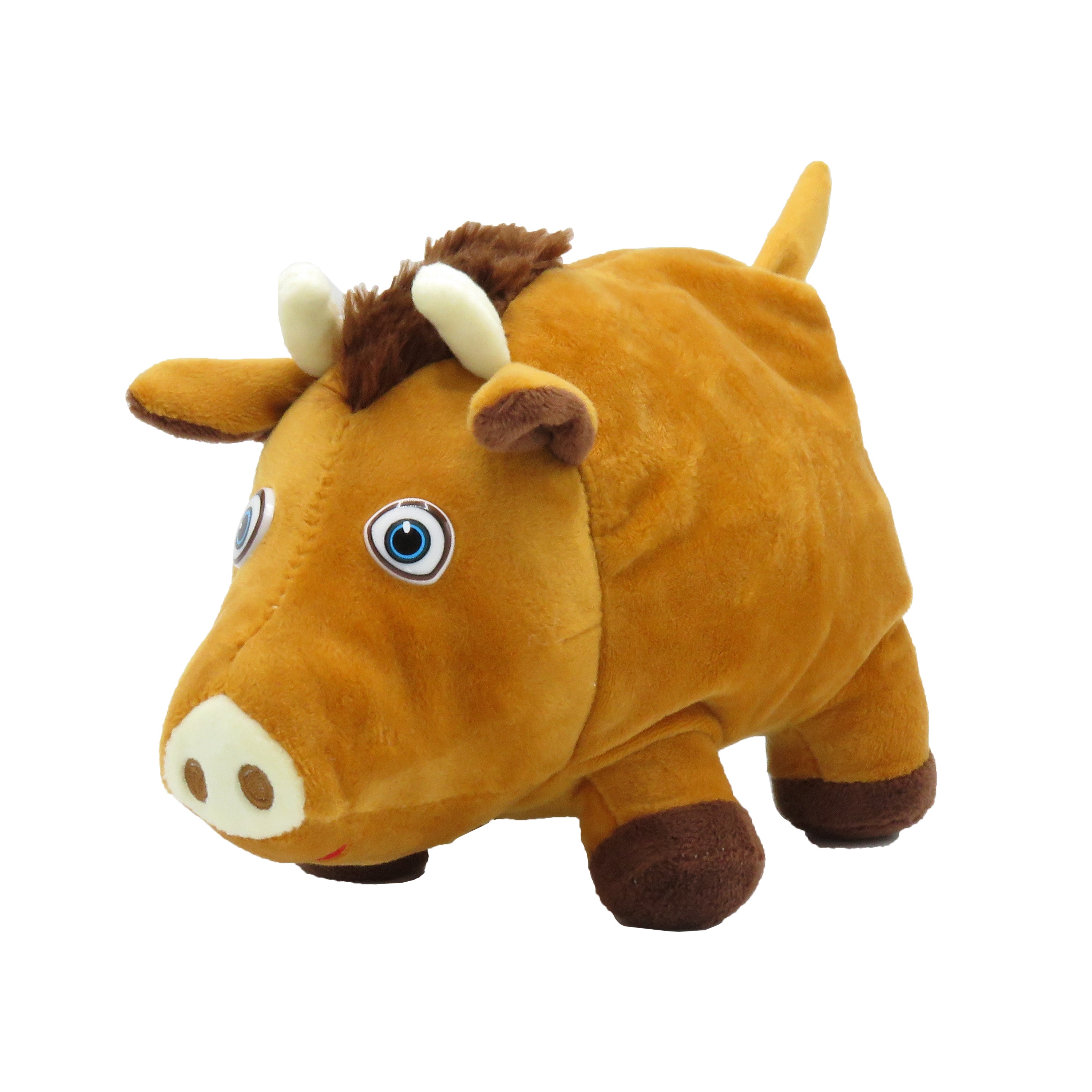 МЯГКАЯ ИГРУШКА БЫЧОК БОРЬКА (141), Коричневый-0