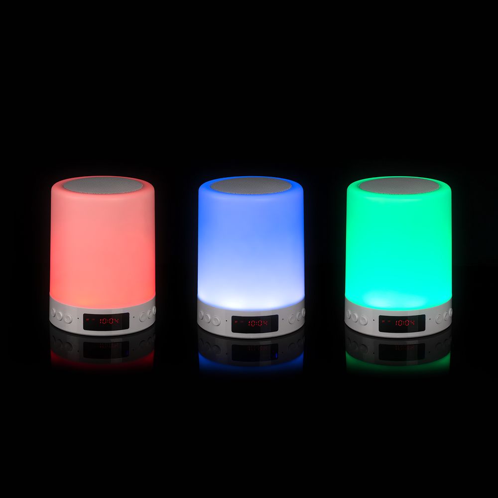 Мультимедийная станция с подсветкой glowShow, белая-7