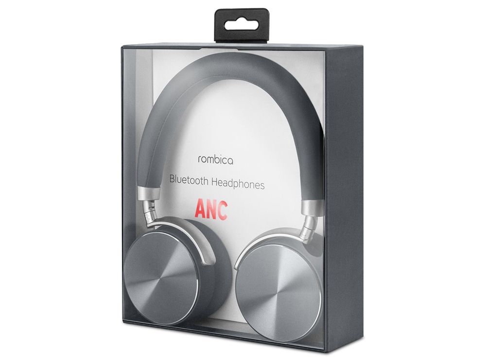 Беспроводные наушники Rombica mysound BH-13 Gray ANC, серый-4