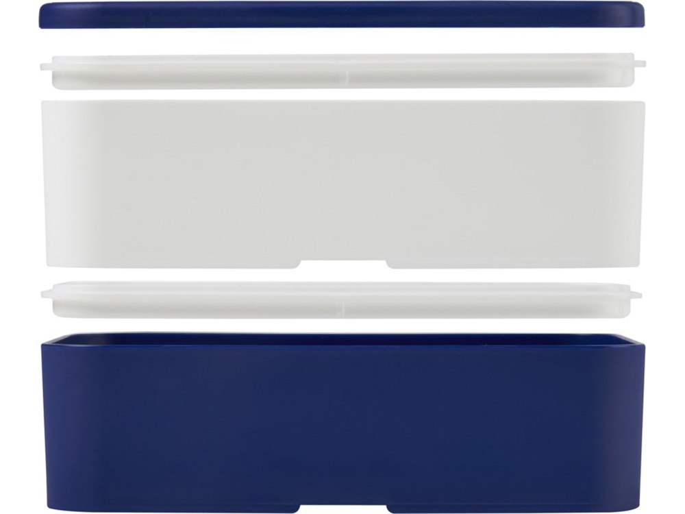 Двухслойный ланчбокс MIYO, синий/белый-5