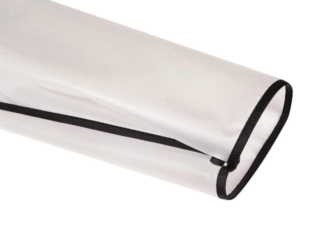 Дождевик Providence, прозрачный/черный с чехлом-3