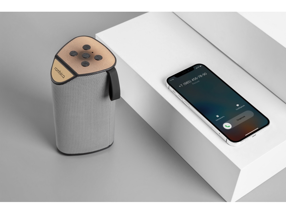 Портативная акустика Rombica mysound Tetria Grey-3