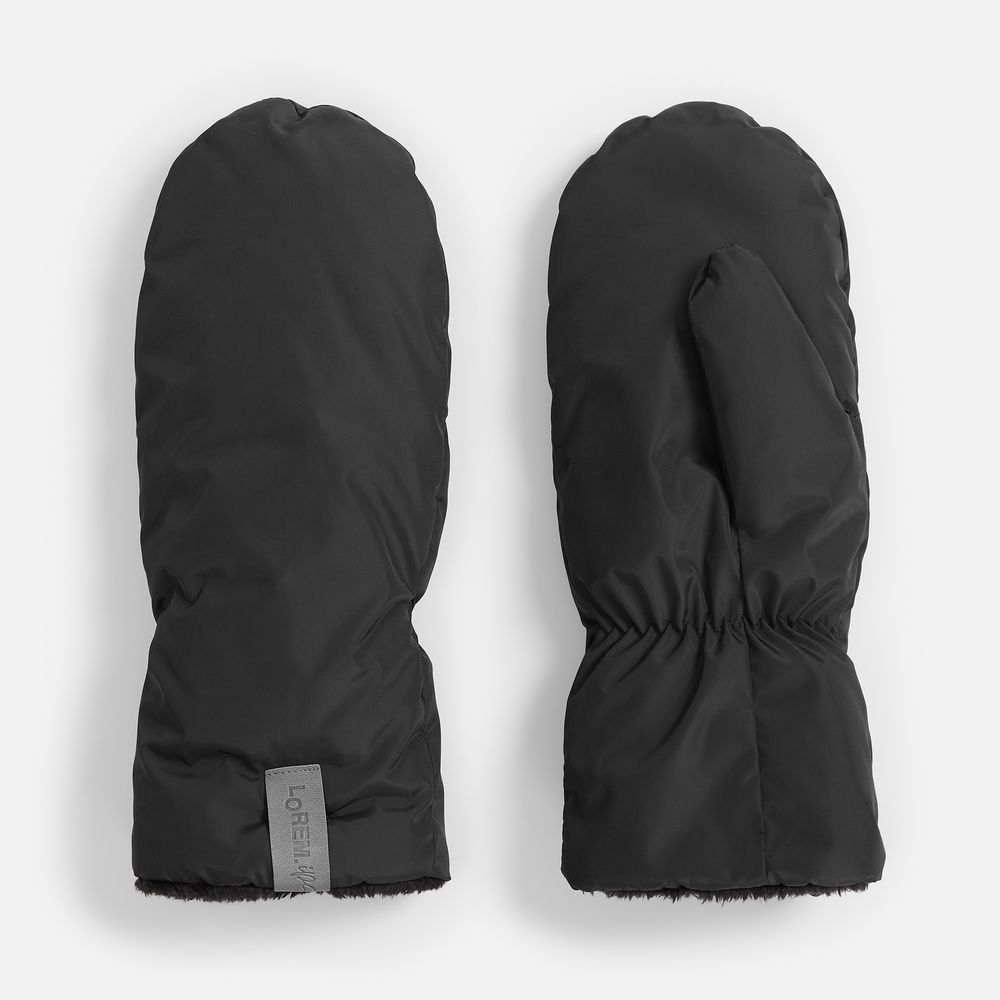 Варежки Warmshape, черные-6
