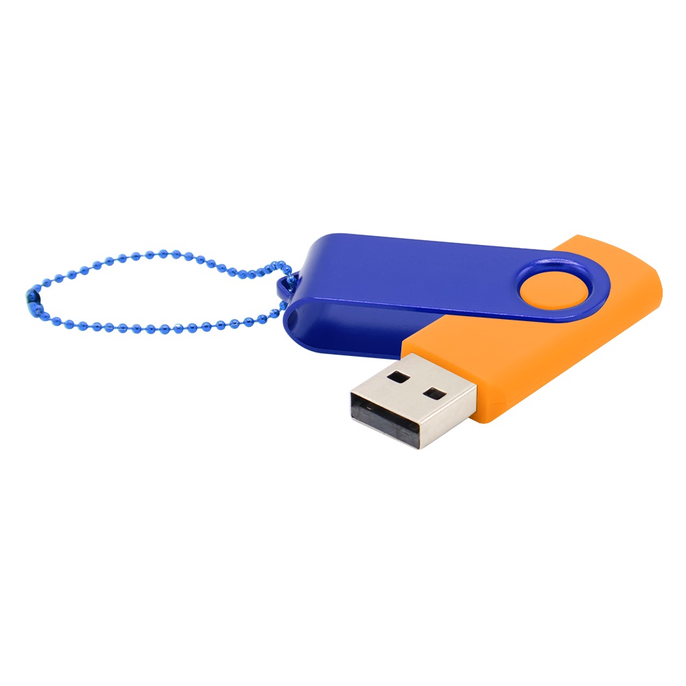 Флешка Designer To Go 2.0 USB 16Gb, Оранжевый/Синий-0