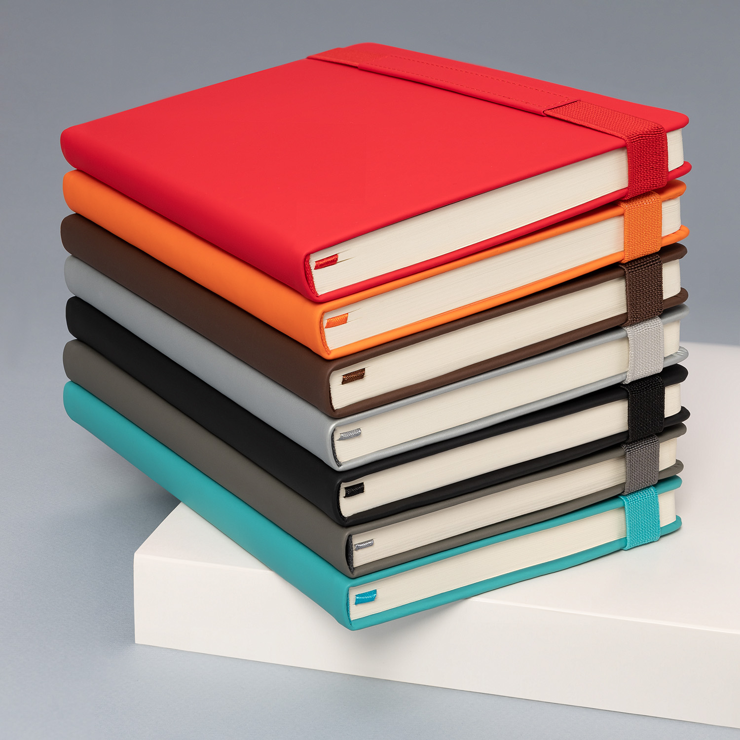 Ежедневник Alpha недатированный, серебро/серый-15