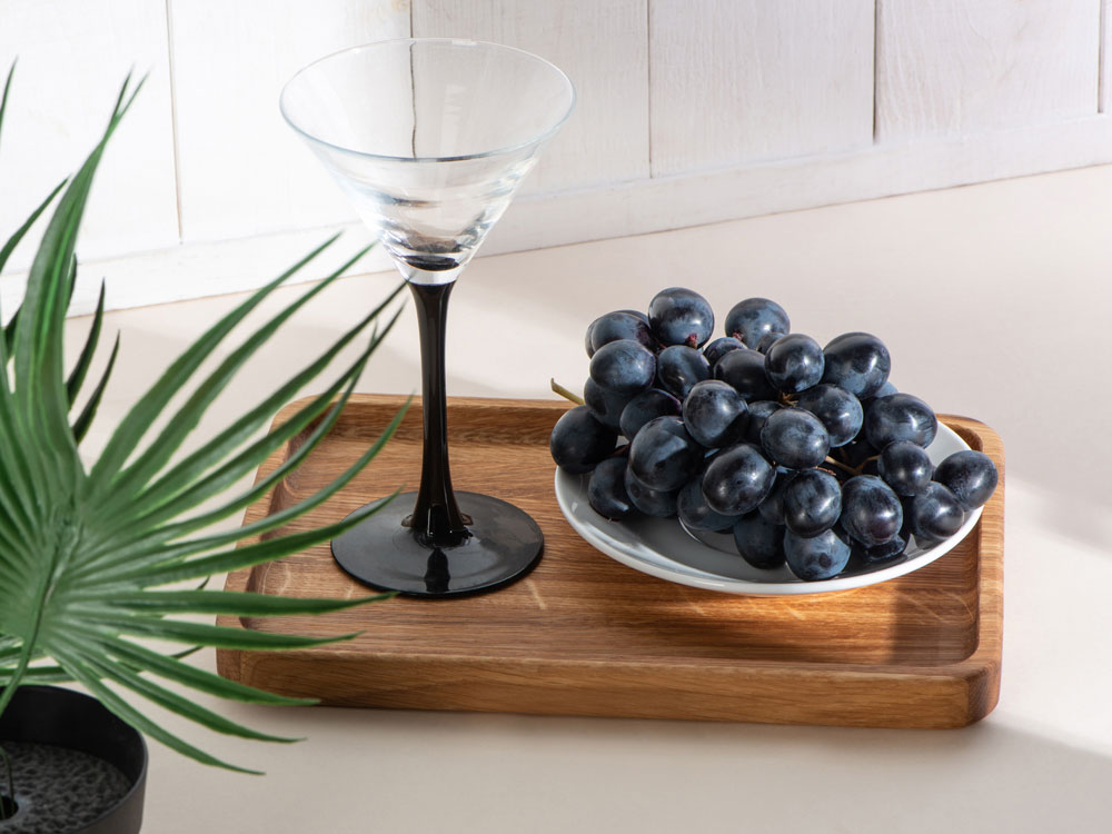 Универсальный деревянный поднос Moss-9