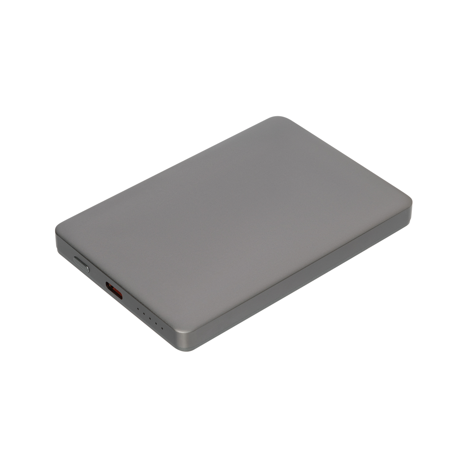 Внешний аккумулятор Оникс PD (Onyx PD) 5000mAh с функцией беспроводной зарядки 15W, серый-1