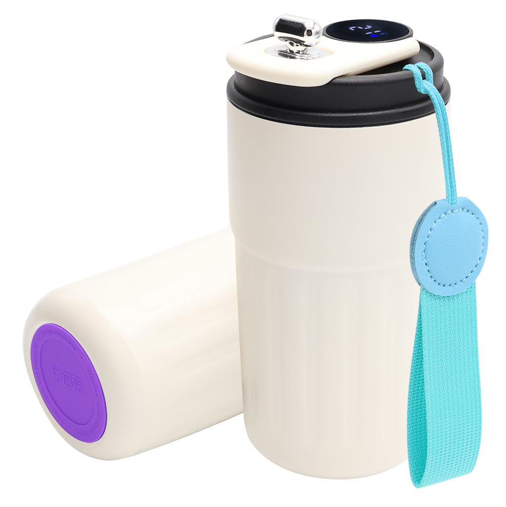 Термокружка Ashly To Go, Белый/бирюзовый/фиолетовый-0