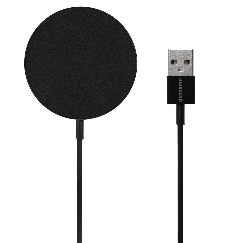 Беспроводное зарядное устройство с магнитами Magmate, черное-0