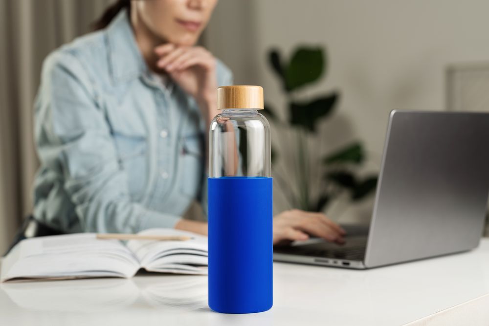 Бутылка для воды Onflow, синяя-3