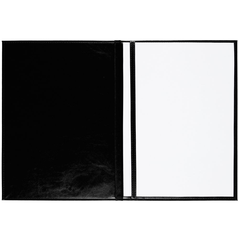 Папка адресная Nebraska, черная-4