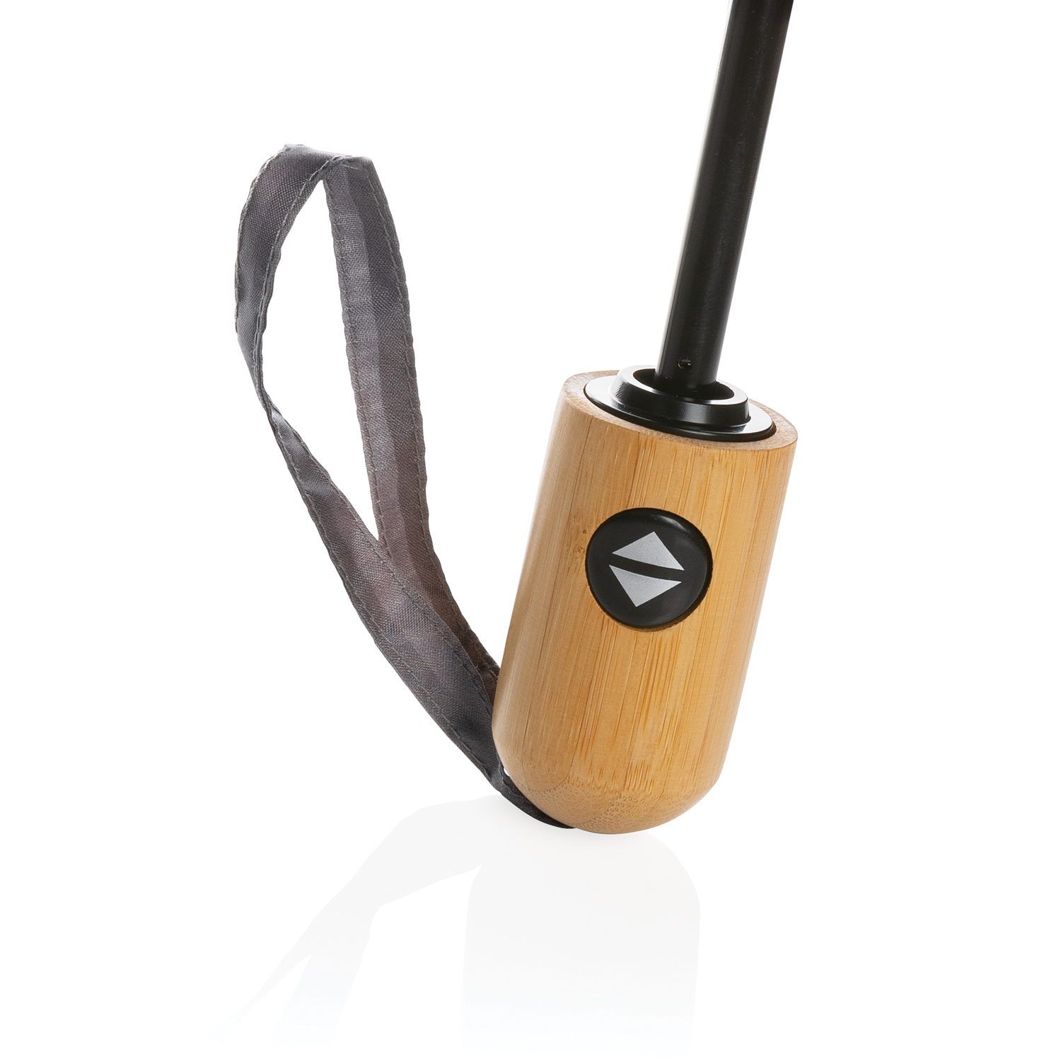 Автоматический зонт Impact из RPET AWARE™ с бамбуковой рукояткой, d94 см-7