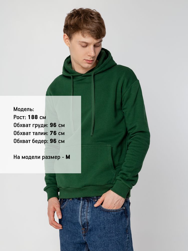Худи Kirenga Heavy 2.0, темно-зеленое-3