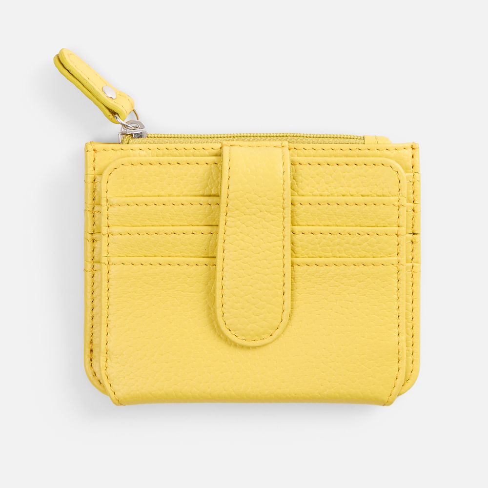 Картхолдер на молнии Unison, желтый-1