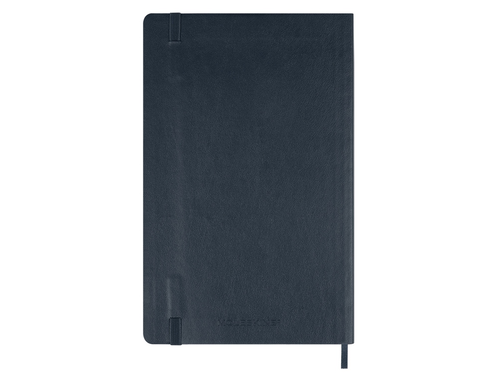 Записная книжка Moleskine Classic Soft (в линейку), Large (13х21см), сапфировый синий-4